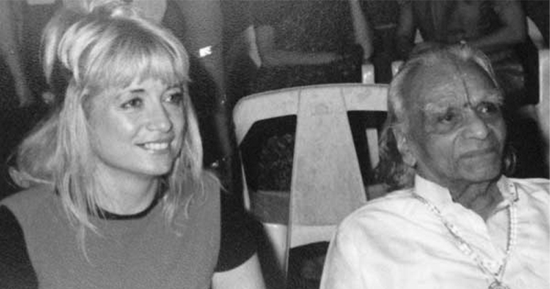 Jayne Orton and BKS Iyengar